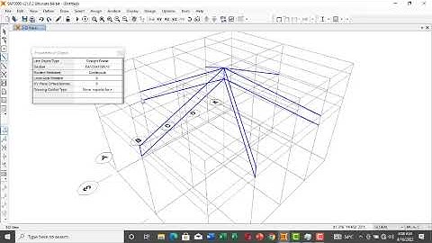 Analysis and design of a steel pergola with SAP 2000 V21 Part 1