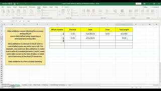 Data Validation - Part 2
