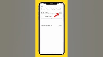 How to enable mono audio & audio balance setting || Accessibility Features #viralvideo#tech #shorts