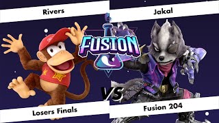 Fusion # 204 - Rivers (Diddy Kong) vs Jakal (Wolf) - Losers Final