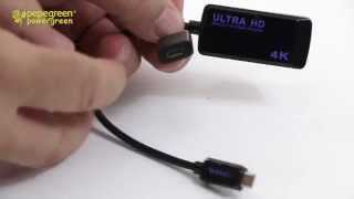 Cirago Active MHL Adapter Combo Kit ADAPTADOR MHL 3.0 A HDMI 4K 20 CM PEPEGREEN ®