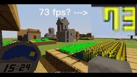60-90 fps with Minecraft open4es shader