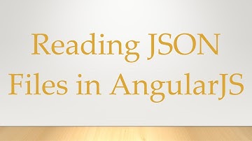 Reading JSON Files in AngularJS