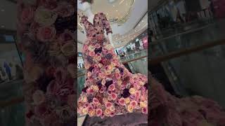 Необычное Платье из цветов #dress #dressdesign #rose #interesting