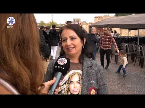 لقاءات مع ابناء شعبنا بمناسبة تذكار الشهيدين مار بهنام واخته سارة قضاء الحمدانية نينوى