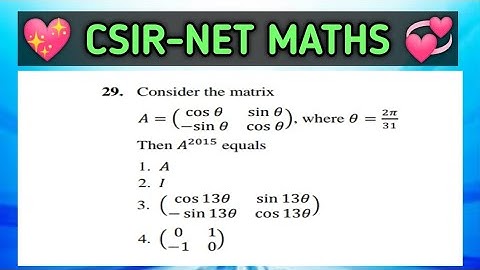 #profpintoojaiswar #CSIR-NET MATHS||December-2016,Part-B,Q.29, SET-A||#Shorts
