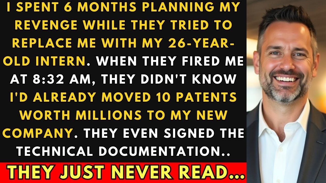 He Called Security At 8:32 AM—By 8:57, I'd Already Moved My Patents To DataCore | Office Revenge