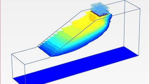 Lesson 42. Simulation of Rectangular Footing Near Slope Using PLAXIS 3D