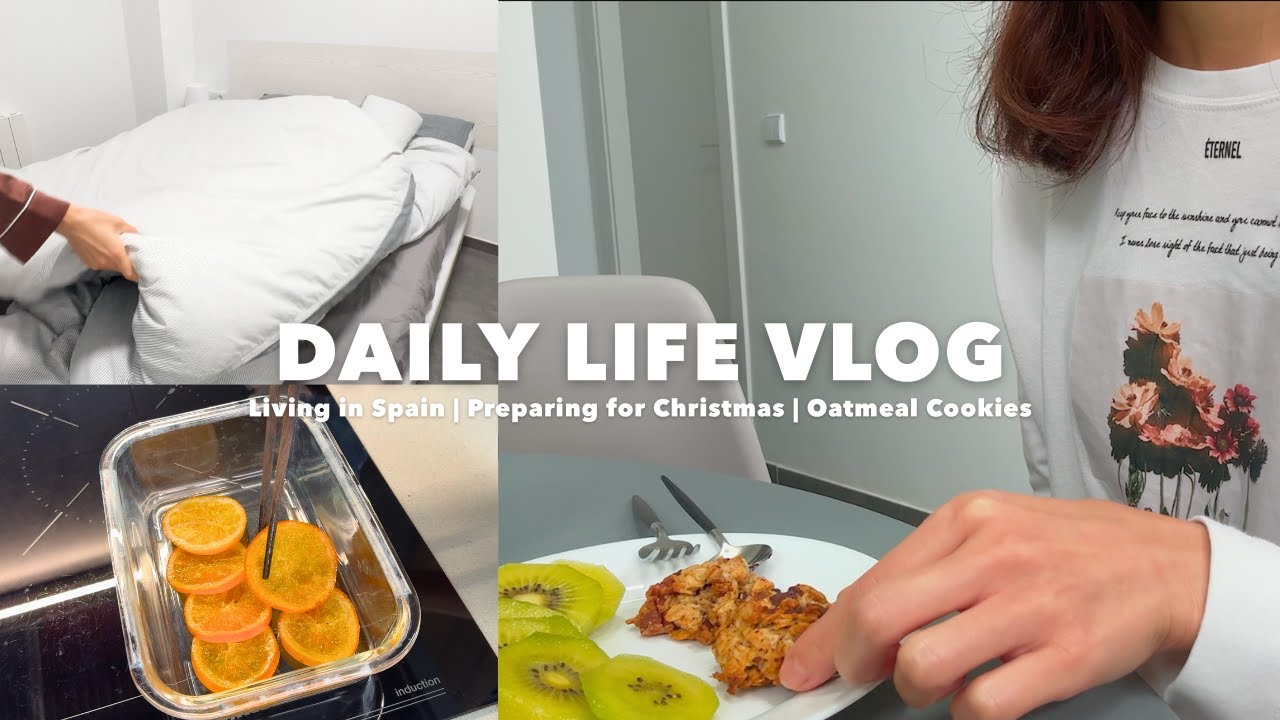 7時から始まる静かな朝。オートミールクッキーとクリスマスの小さな仕込み🎄🍪