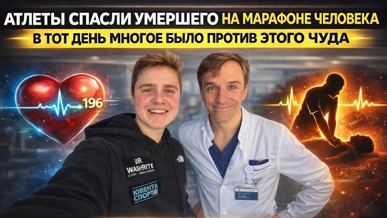 Как атлеты спасли умершего на марафоне человека? Реанимация прямо на дистанции 50 км / Иван Докукин