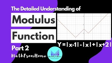Modulus Function | Part (2/4) | Basics for Classes XI & XII