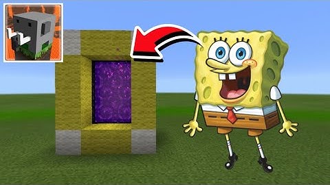 How to Make a PORTAL to SPONGEBOB in Craftsman : Building Craft