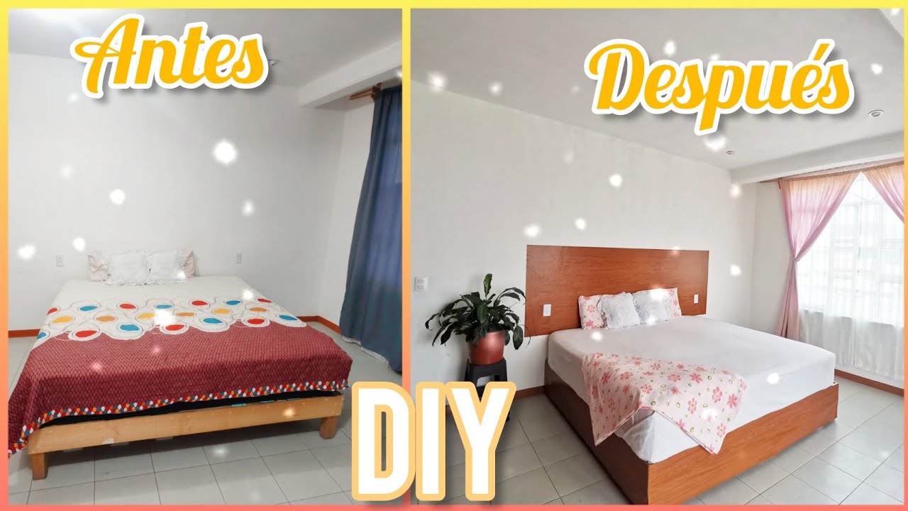 Cómo hacer un CABECERO de CAMA barato con tela ¡DIY casero muy fácil! 💵 🏠  Bricomania 