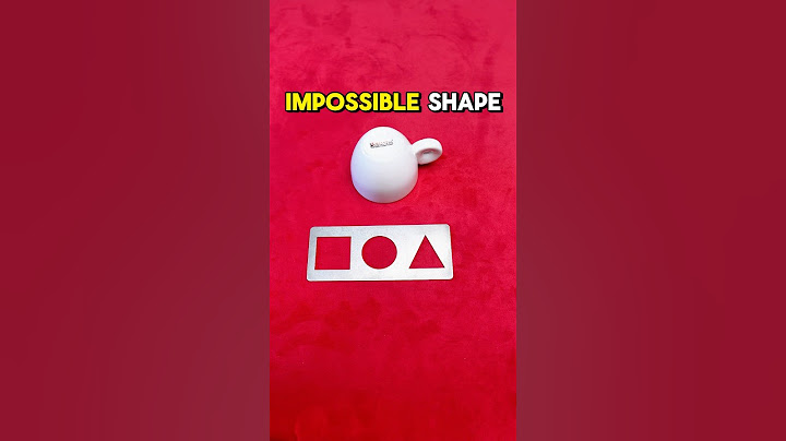The Impossible Shape! #puzzle