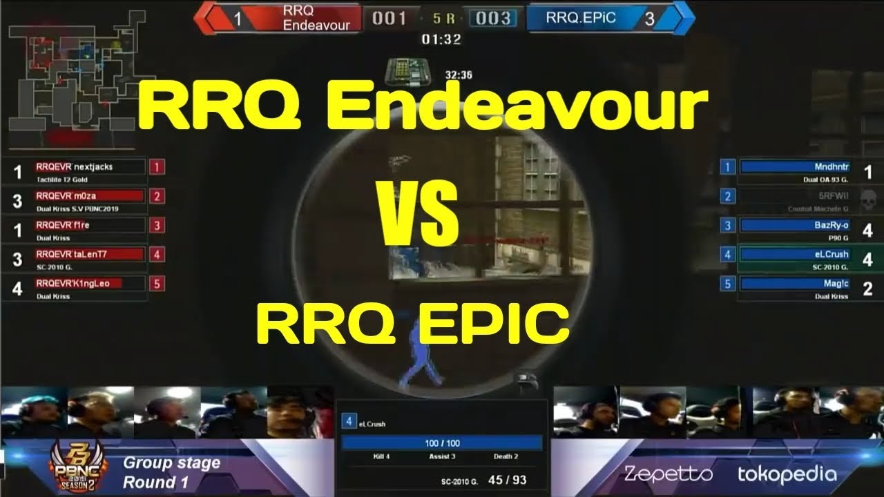 RRQ ENDEAVOUR VS RRQ EPIC [DOWNTON] PBNC 2019 GROUP STAGE ROUND 1
