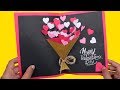 Easy Handmade Valentine's Day Card | How to Make DIY Valentine's Day pop up card | Craftsbox