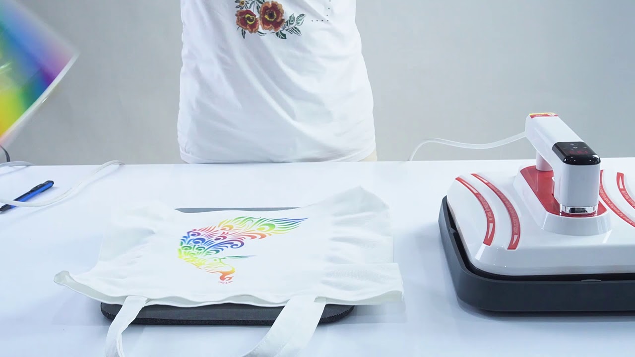 freesub P1210 6 in 1 portable heat press machine . - YouTube