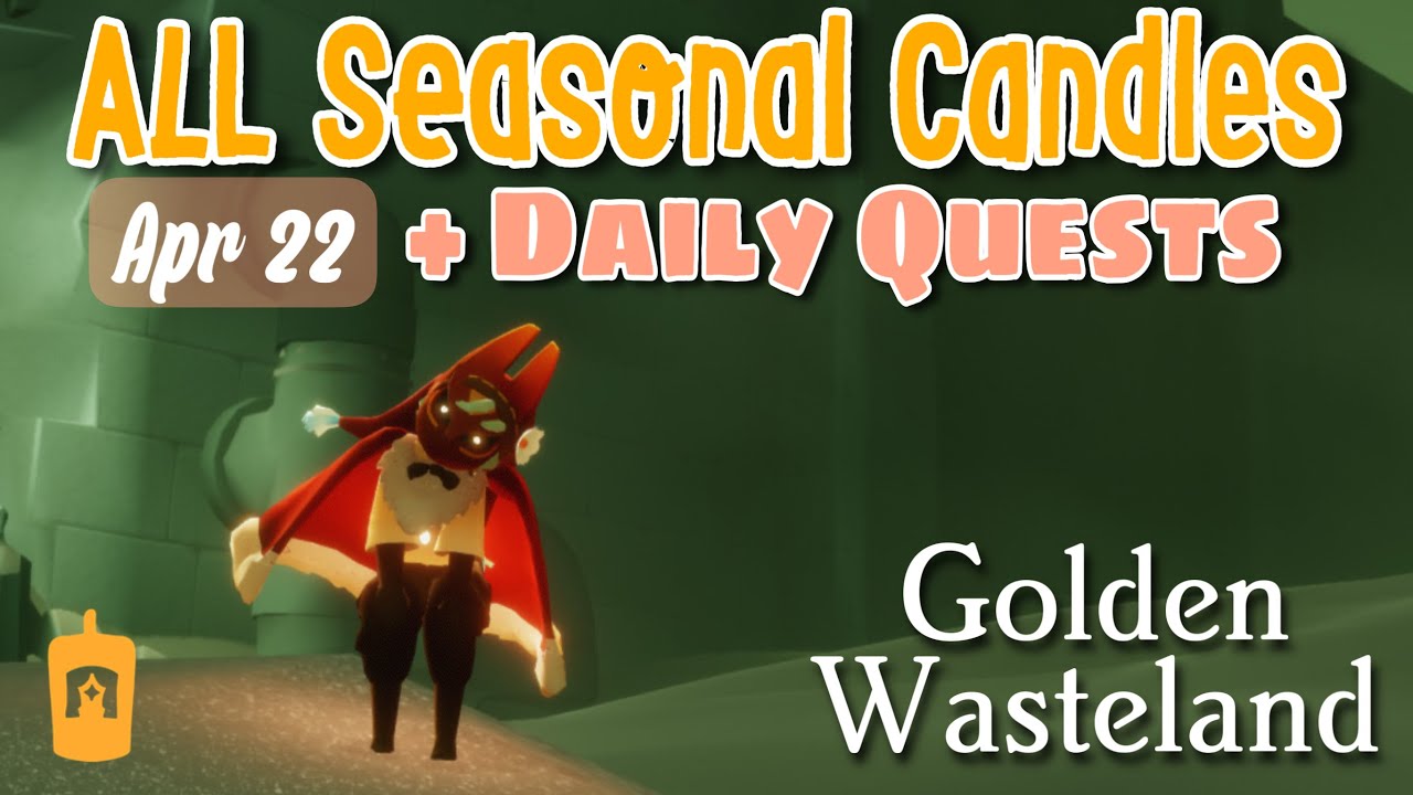 ALL Seasonal Candles + Quests in the Golden Wasteland Sky Children of