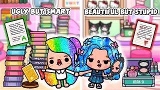 Ugly But Smart And Beautiful But Stupid | Toca Life Story | Toca Boca