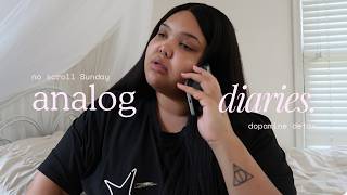 spending 24 hrs without a phone | analog diaries 📲