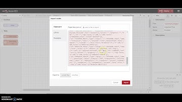 How to Import Flow Into Node-Red