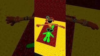 Poppy Playtime Tries Lava Squid Game Jump Challenge 😱🌶🔥 #shorts #minecraft #poppyplaytime #roblox