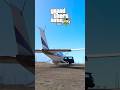 PLANE vs. CAR in GTA GAMES! #gta #gaming #planecrash #shorts
