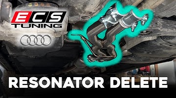 14-17 Audi SQ5 B8 3.0T ECS X-Pipe (Resonator Delete)