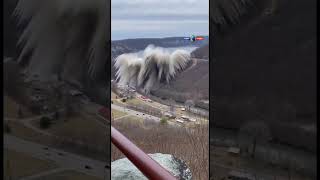 A catastrophic dam failure 💥 #dam #viralvideo #viralreel #'blast