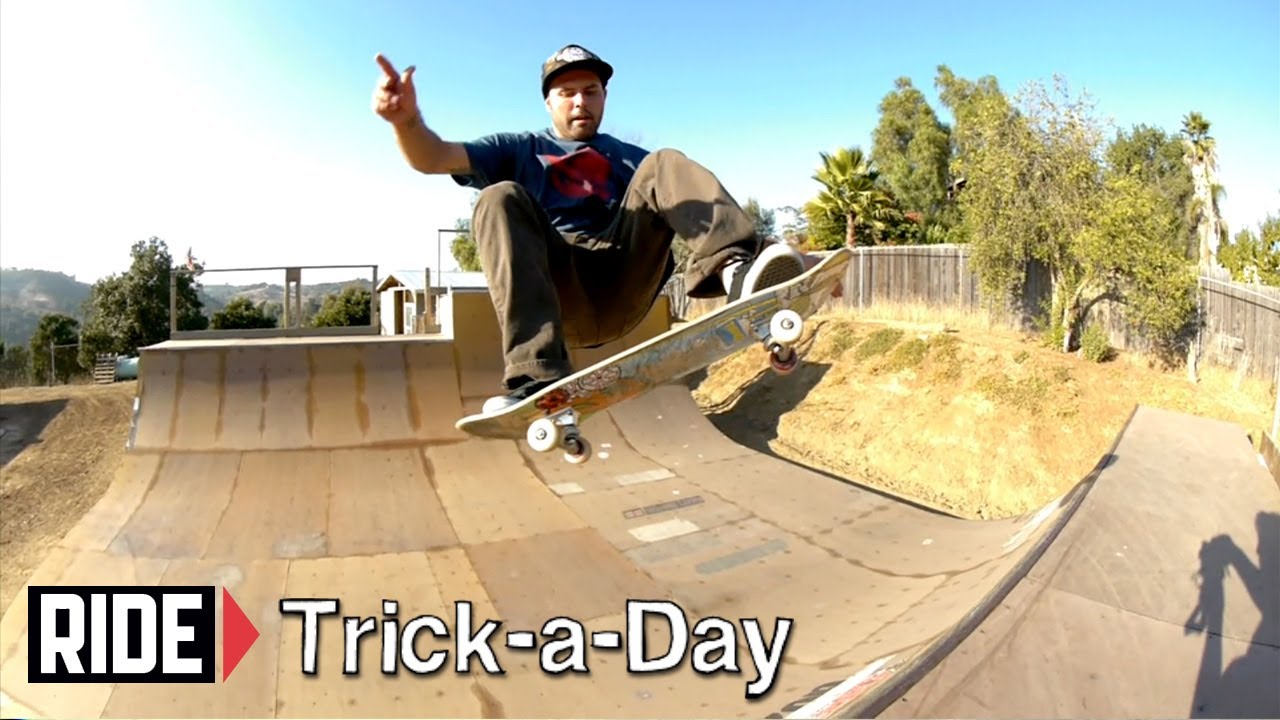 Как кататься на скейтборде: Half Cab на мини-рампе с Кайлом Берардом