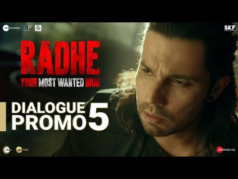 Radhe: Dialogue Promo 5 | Salman Khan | Randeep Hooda | Prabhu Deva | 13th May