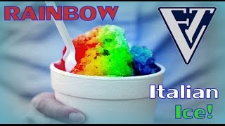 How to Make Rainbow Italian Ice
