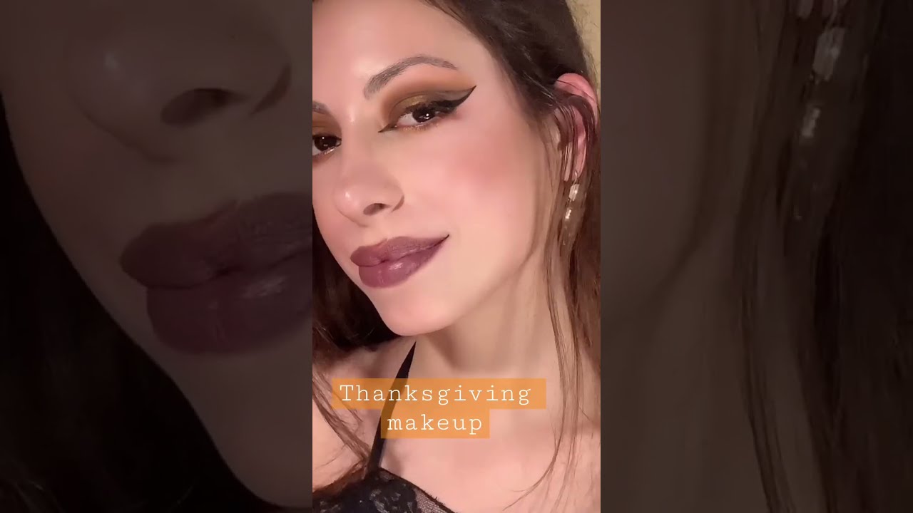 Thanksgiving makeup 🥧 