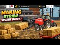 Fs 18 Making Straw Squre Bales! Farming Simulator 18 Gameplay Multiplayer - Timelapse #fs18 