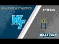 Wake Tech Baseball vs. Patrick & Henry CC Game #2