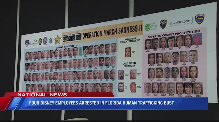 4 Disney employees arrested in Florida human trafficking bust