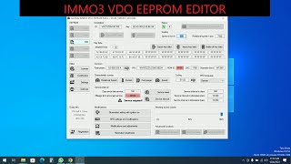 VAG Dashboard - IMMO3 VDO EEPROM Editor