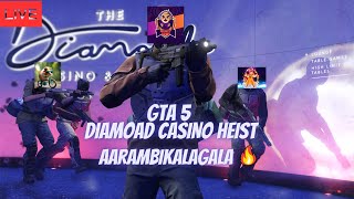 Diamond Casino Heist | GTA 5 | Aarambikalagala 🔥🔥 | INFINITY GAMER🔴| ROAD TO 400 SUBS #tamil