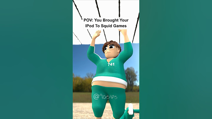 POV: You Brought Your IPod To Squid Games