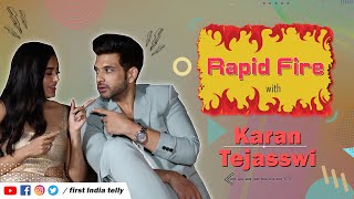 Exclusive Rapid Fire with Ashish Tiwari Ft. Tejasswi Prakash & Karan  Kundrra | First India Telly