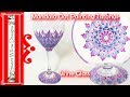 How to Paint Dot Mandalas #007 - Wine Glass