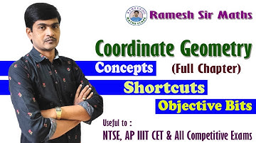 Coordinate Geometry I Class 10 I Concepts & Objective Bits I NTSE /APIIIT/ Competitive Exams IRamesh
