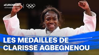 JEUX OLYMPIQUES - Les médailles de Clarisse Agbegnenou à Rio (2016) et Tokyo (2020)