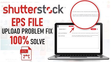 How to Fix Errors EPS File, EPS File Upload in Shutterstock | Graphics Hub Tutorial