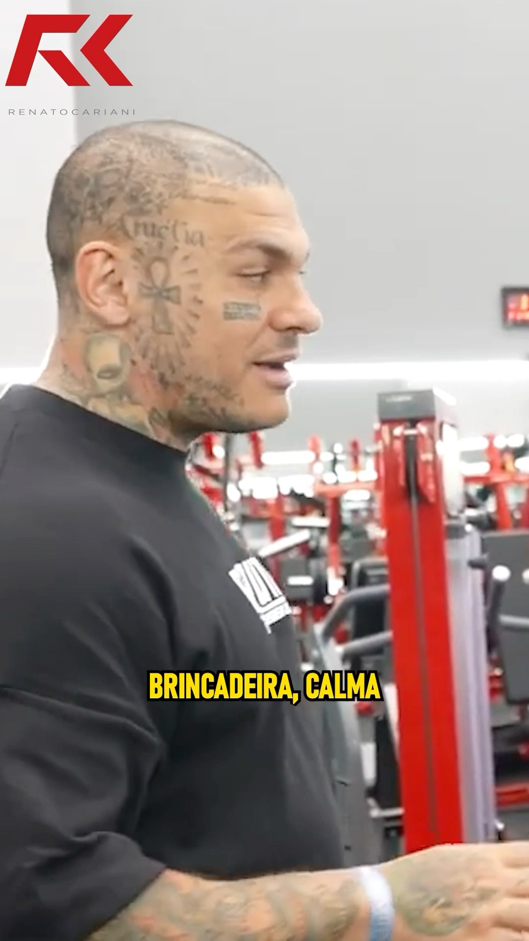 TOGURO TESTOU A REAÇÃO DO BRINO! #renatocariani #toguro #brino #resenha #roupadeacademia #treino