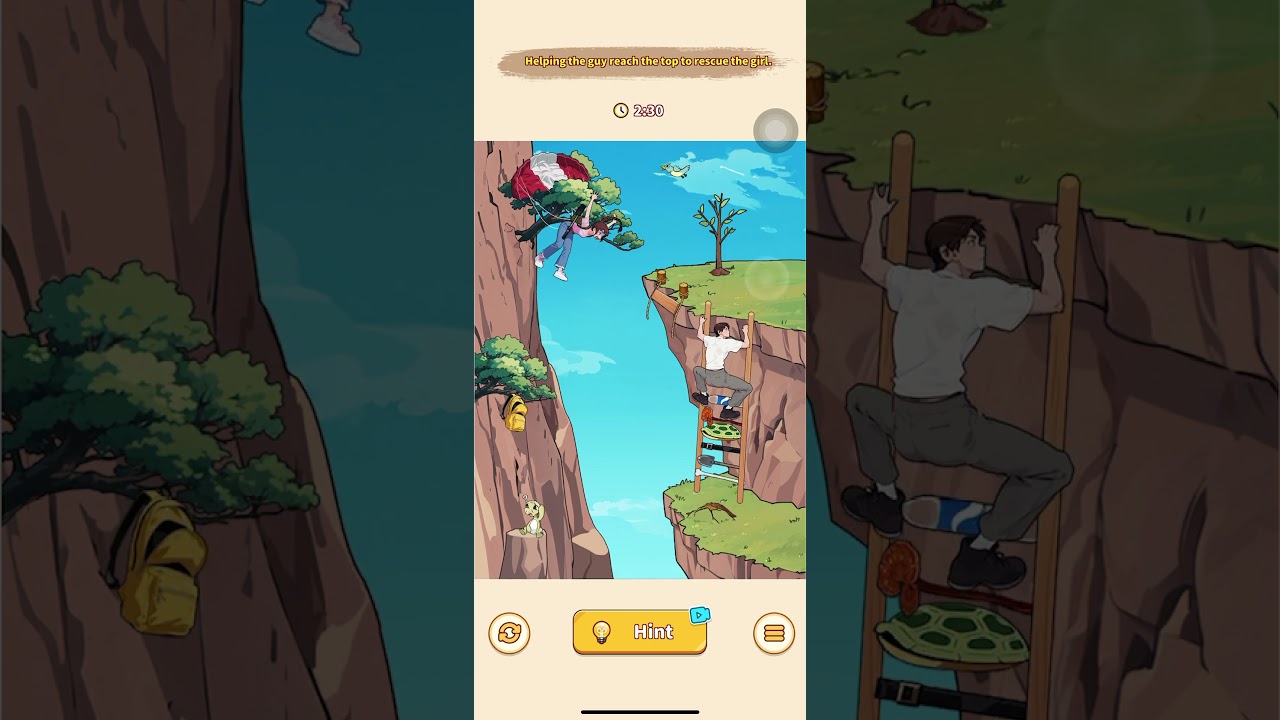 Brain Puzzle 2 Logic Twist - Cliff Rescue