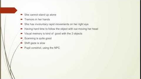 Functional Vision Assessment of a 14 year old Female with Spastic Diplegia