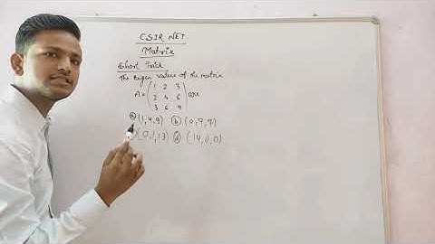 Short Trick to find the eigenvalues of a given Matrix | CSIR NET Matrix 2011 solution | #Short