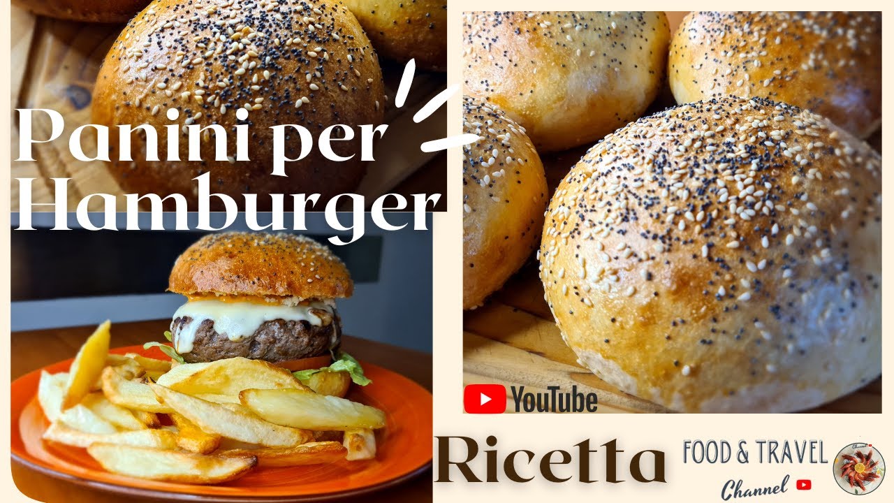 Panini per Hamburger la ricetta - Burger buns fatti in casa 