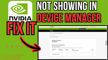 How To Fix NVIDIA Graphics Card Not Showing In Device Manager - Full Updated Guide!